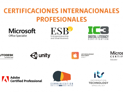 Certificaciones internacionales profesionales